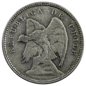 Chili 40 centavos 1907