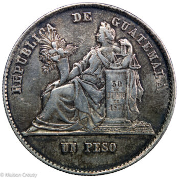 Guatemala peso 1873