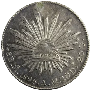 Mexique 8 reales 1895  AM