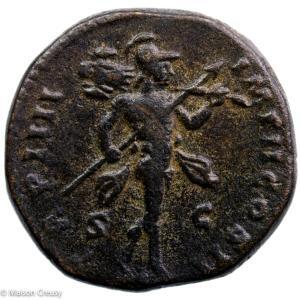 Lucius Verus, AE dupondius Rome 164