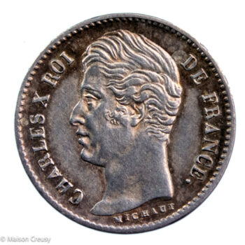 Charles X 1/4 franc 1827 Paris