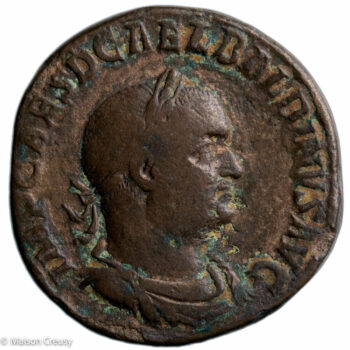 Balbin sesterce revers PROVIDENTIA DEORUM