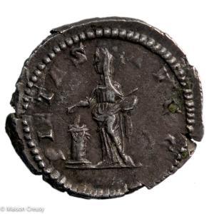 Julia Domna  denier revers PIETAS