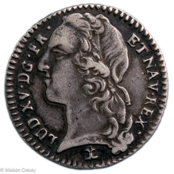 Louis XV 1/10 écu au bandeau 1756 Montpellier