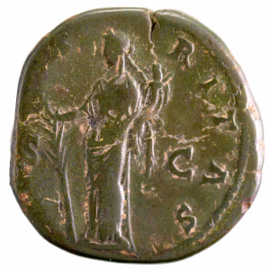 Marc Aurèle sesterce revers HILARITAS