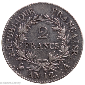 Consulat 2 francs An 12 Paris