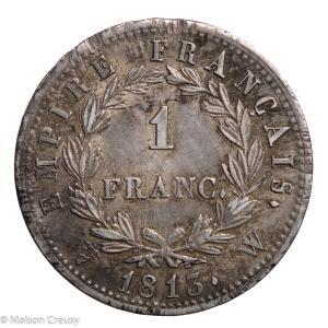Napoleon I 1 franc 1813 Lille
