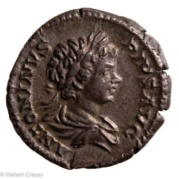 Caracalla denier Rome 202