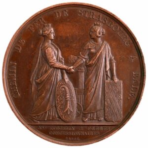 Louis Philippe Médaille pour les chemins de fer de Strasbourg