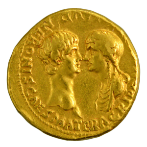 Neron et Agrippine aureus