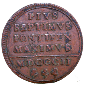 Vatican Pie VII Baiocchi 1802