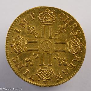 Louis XIV louis à la mèche longue 1653 Paris