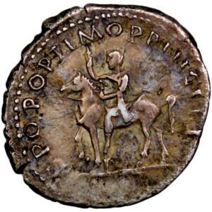Trajan denier revers statut equestre