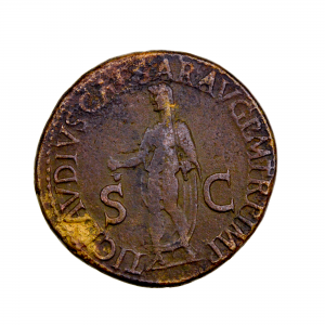 Antonia AE Dupondius 42 AD