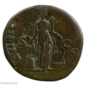 Antonin le Pieux sesterce Rome 142