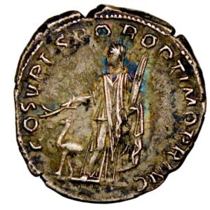 Trajan denier revers Arabie