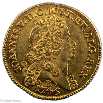 Brésil Jean V 6400 reis 1745 Bahia