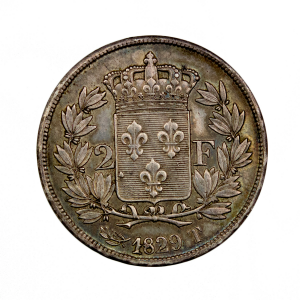Charles X 2 francs 1829 Nantes