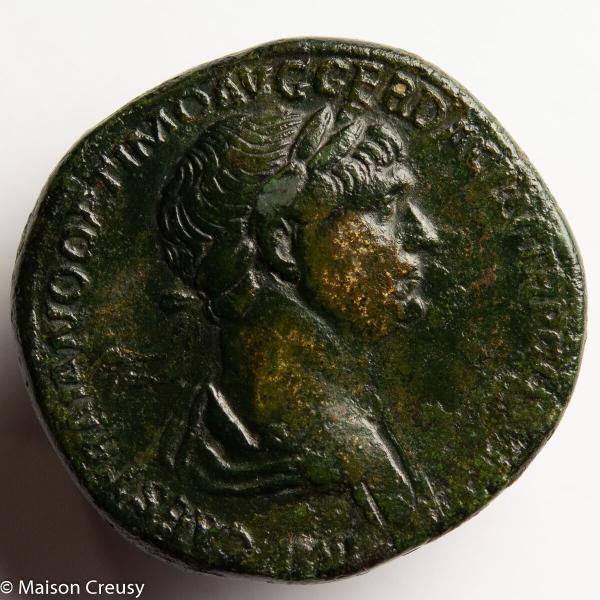 Trajan sesterce Rome 114-117