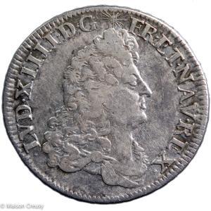 Louis XIV demi écu de Flandre 1686 Lille