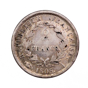 Napoleon I 2 francs 1808 Limoges