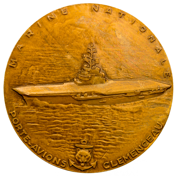Médaille porte avion Clemenceau