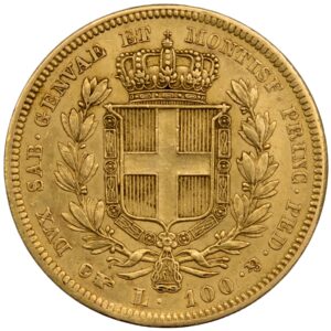 Italie Charles Albert 100 lire 1835 Turin