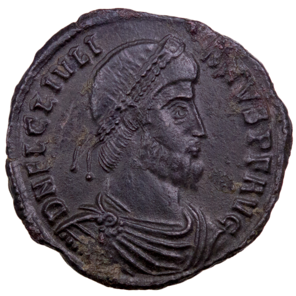 Julian II double maiorina struck in Arles