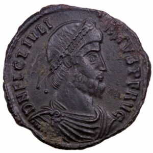 Julien II double maiorina frappé à Arles