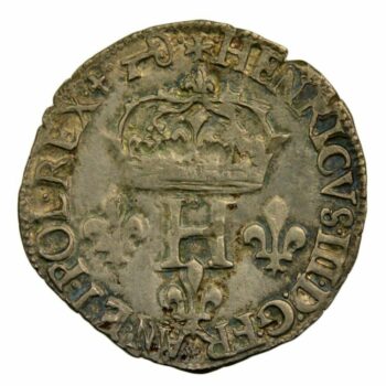 Henri III Double Sol Parisis 1584 Dijon