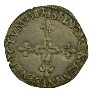 Henri III Double Sol Parisis 1584 Dijon