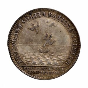 Jeton chambre et procureur des comptes 1708