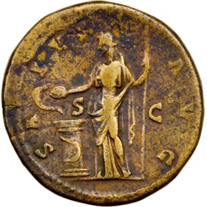 Antonin le Pieux Sesterce revers SALVS