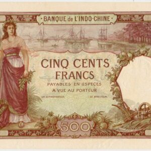 Nouvelle Calédonie - Djibouti 500 type 1927 SPECIMEN