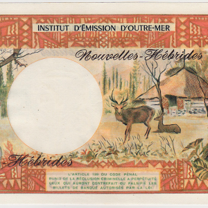 New Hebrides Condominium 1000 francs type 1970