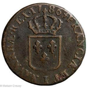 Louis XVI Sol 1786 Limoges