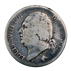 Louis XVIII 2 francs 1822 Lille