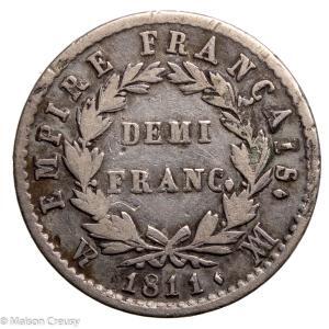Napoleon I demi franc 1811 Marseille