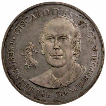 Médaille Valérie Giscard d'Estaing 1976