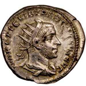 Trebonien Galle Antoninien frappé à Rome en 252