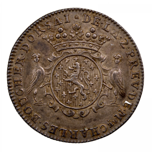 Louis XIV AR jeton 1703 Prevot des marchands Charles Boucher d'Orsai