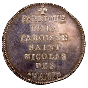 Eglise de Paris AR jeton Saint Nicolas des Champs
