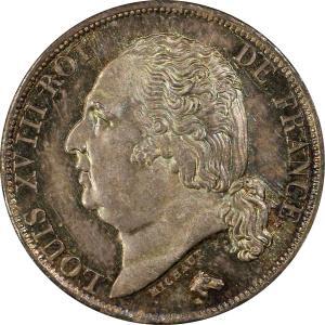 Mod-LouisXVIIIFranc1817A-MS64-10890-1