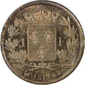 Louis XVIII 1 franc 1817 Paris PCGS MS64