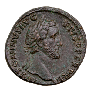 Antoninus Pius AE Sestertius Rome 148-149
