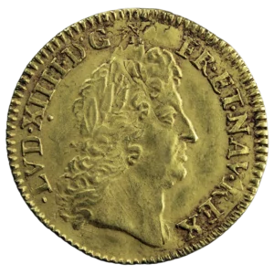 Louis XIV demi louis à l'écu 1691 Lille réformation