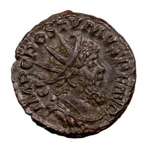 Postumus BI Antoninianus Tier 266 AD