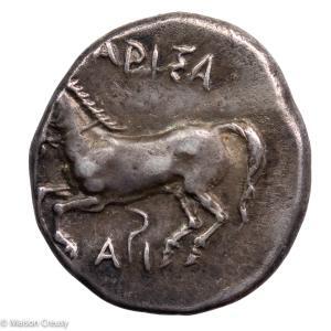 Thessalie drachme frappé à Larissa