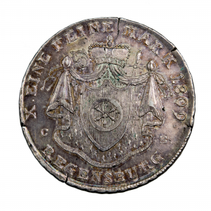 Regensburg Thaler de convention  2e type 1809 CB