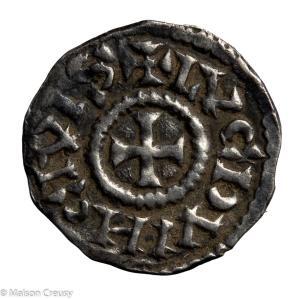 CAROLINGIANS Charles le Chauve (the Bald) As Charles II, King of West Francia obol Lyon